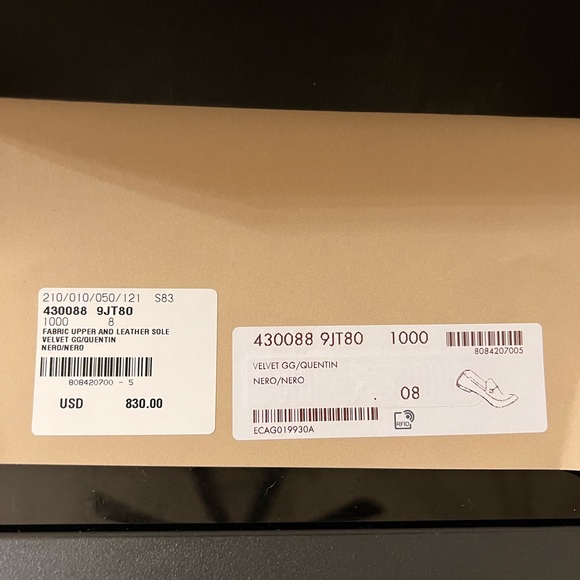 Men Velvet GG Gucci loafers 8 - Picture 5 of 10